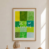 Slow Living Green Patchwork