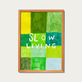 Slow Living Green Patchwork