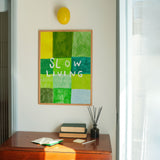 Slow Living Green Patchwork